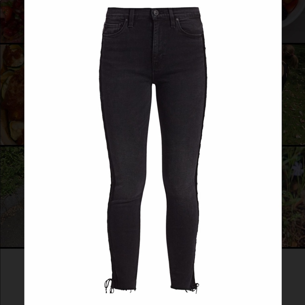 Hudson Lace Up Skinny Jeans - Picture 1 of 4